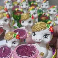 ده عدد جاشمعی اسب در دو طرح