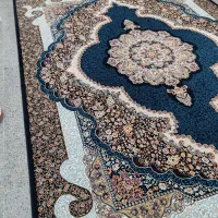 یک تخته فرش 9متری سلطان مدرن سورمه ای|فرش|قم, نیروگاه|دیوار