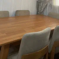 فروش میز غذا خوری و روشویی چوبی