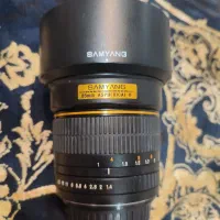 لنز 85 سام یانگ فوکوس دستی در حد نو|دوربین عکاسی و فیلمبرداری|اصفهان, کوی شهید کشوری|دیوار