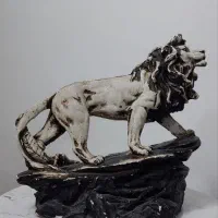 مجسمه شیر|مجسمه، تندیس، ماکت|قم, زنبیل آباد|دیوار