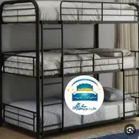 تخت خواب دو طبقه(تختخواب۲دوطبقه)سه طبقه۳سه نفره گل