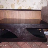 میز جلو مبلی قهوه ای سوخته