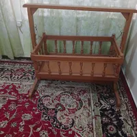 گهواره چوبی|اسباب و اثاث بچه|بهبهان, |دیوار