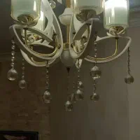 لوستر ۵ شعله سالم در حد نو