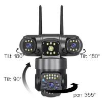 دوربین سیمکارتی ۳ لنز|دوربین مداربسته|درگهان, |دیوار