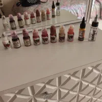 فروش لوازم کامل تتو همراه با ساک|آرایشی، بهداشتی، درمانی|هشتگرد, شهرک ایران خودرو|دیوار