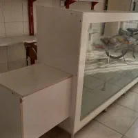 ویترین ام دی اف به همراه کشو دخل|بوفه، ویترین، کنسول|گرمسار, |دیوار