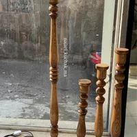 آباژور خراطی و ست جاشمعی چوبی|چراغ خواب و آباژور|رشت, پیرکلاچای|دیوار