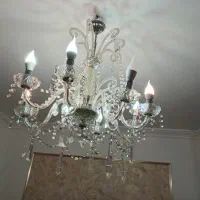 لوستر کریستالی|لوستر و چراغ آویز|رشت, سعدی (تختی)|دیوار