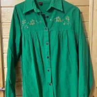 شومیز مانتویی خامه دوزی