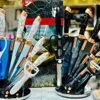 سرویس چاقو 9 تیکه چرخشی