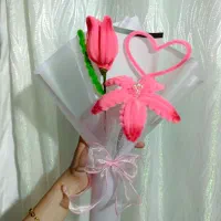 تعدادی گل زیبا|گل مصنوعی|یاسوج, |دیوار