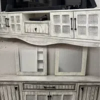 میز و آینه کنسول و میز تلویزیون ست