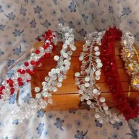 سفارش تاج و ریسه و تل جواهردوزی دررنگ دلخواه