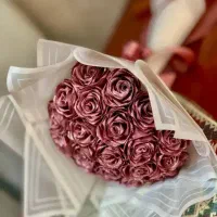 گل رز روبانی|گل مصنوعی|بناب, |دیوار