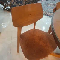 میز ناهار خوری چهار نفره چوب روس|میز و صندلی غذاخوری|باقرشهر, |دیوار