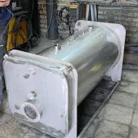 دیگ‌ بویلر آبگرمکن آبگرم استخر استیل گالوانیزه