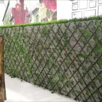 چمن مصنوعی و نواری فنس چمنی و حصار آکاردئونی|گل مصنوعی|همدان, |دیوار