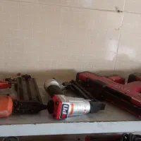 پمپ باد.میخکوب و منگه کوب.پیستوله بادی