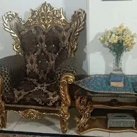 مبل سلطنتی۹ نفره|مبلمان خانگی و میز عسلی|تهران, خزانه|دیوار