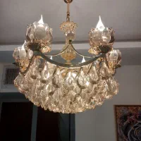 2 عدد لوستر|لوستر و چراغ آویز|شاهین‌شهر, شهرک هشت بهشت|دیوار