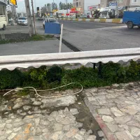 پرده سایبون جلوی مغازه