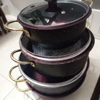 ظروف پخت پز قابلمه هفت پارچه