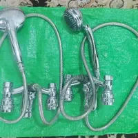 دو عدد شیر بهریزان به همراه سردوش حمام
