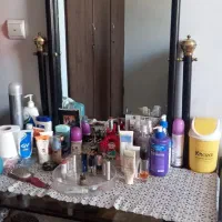 سرویس خواب دونفره فرفورژه در حد نو|تخت و سرویس خواب|کرمان, |دیوار