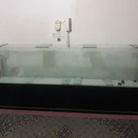 فروش آکواریوم بزرگ بهمراه میز
