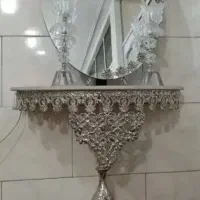 اینه و شمعدان کنسول