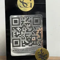 استند رو میزی QR و شماره کارت