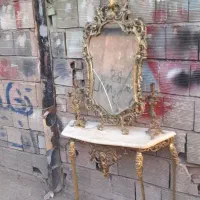 آینه کنسول|کلکسیون اشیاء عتیقه|خوی, |دیوار