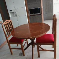 میز نهار خوری گرد چهار نفره