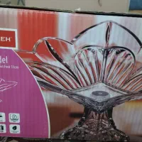 ظرف پایه دار کریستال سایز بزرگ