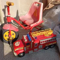 سه چرخه و ماشین باهم|دوچرخه، اسکیت، اسکوتر|تهران, یافت آباد جنوبی|دیوار