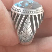 انگشتر فیروزه|کلکسیون اشیاء عتیقه|گلبهار, شهر جدید گلبهار|دیوار