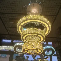 لوستر کریستالی سایز ۳۰.۲۰.۱۵