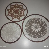ماندلا دست بافت نخ درجه یک کتان در ابعاد مختلف
