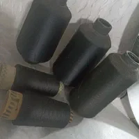 ۲کیلو نیم نخ ترویلا مشکی رنگ