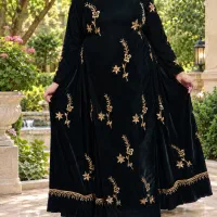 معاوضه لباس مخمل منجق دوزی
