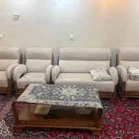 مبل راحتی ۸ نفره با میز غذاخوری