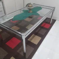 نهار خوری ۴ نفره استیل