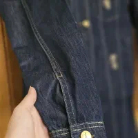 کت جین سرمه ای|لباس|آران و بیدگل, |دیوار