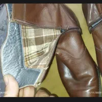 چکمه چرم اصل