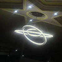 لوستر سه حلقه ای سه نور