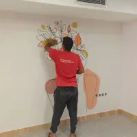 نصب کاغذ دیواری  نصاب پوستر نصاب کاغذ دیواری|خدمات پیشه و مهارت|مشهد, هدایت|دیوار