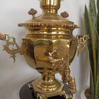 سماور ایرانی طرح روسی|کلکسیون اشیاء عتیقه|بیرجند, |دیوار