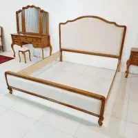 تخت فرانسوی تمام چوب کد 99665